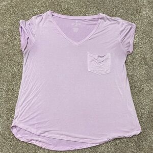 AE Pastel Lilac Pocket Tshirt